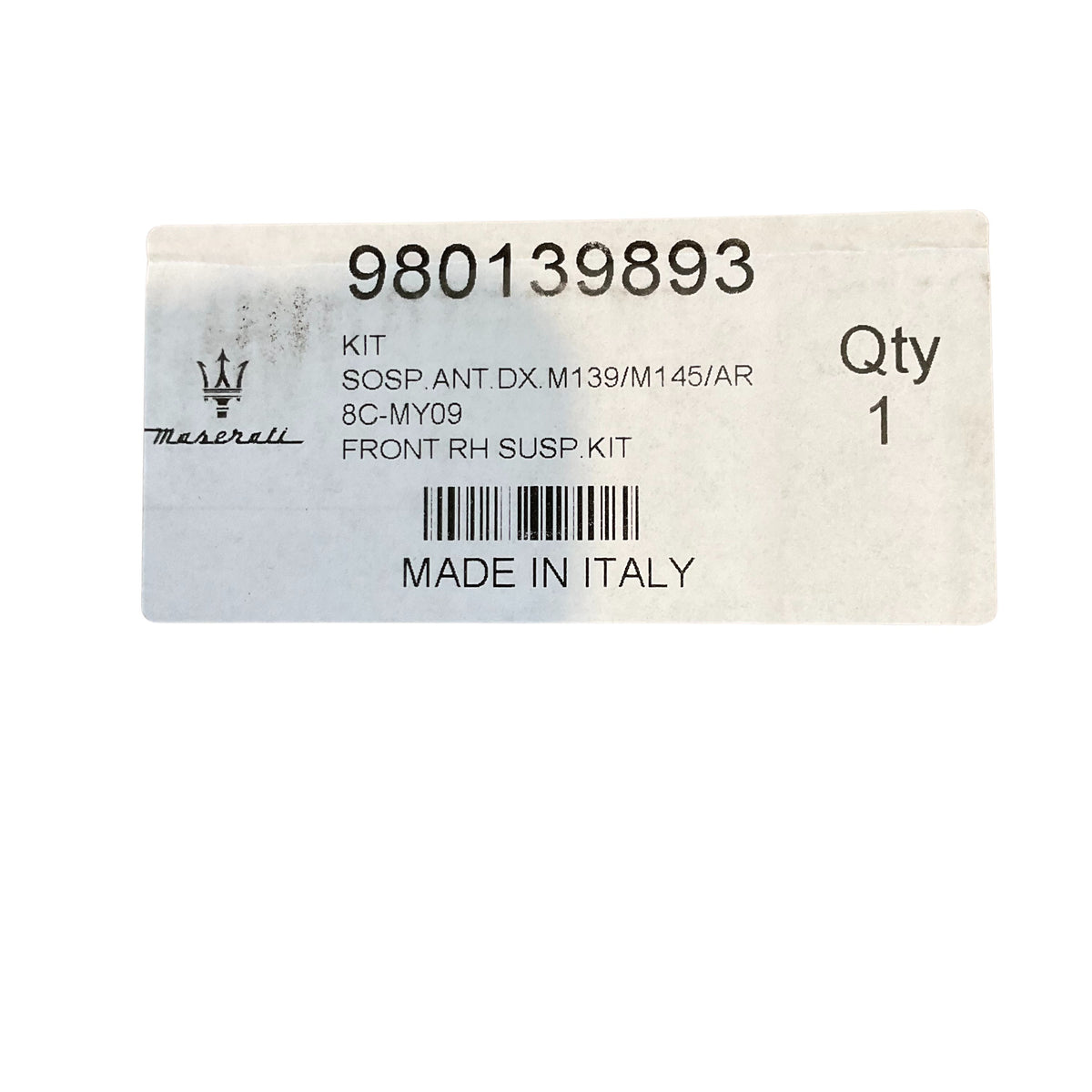 Maserati Kit Di Sospensione Anteriore Destro 980139893