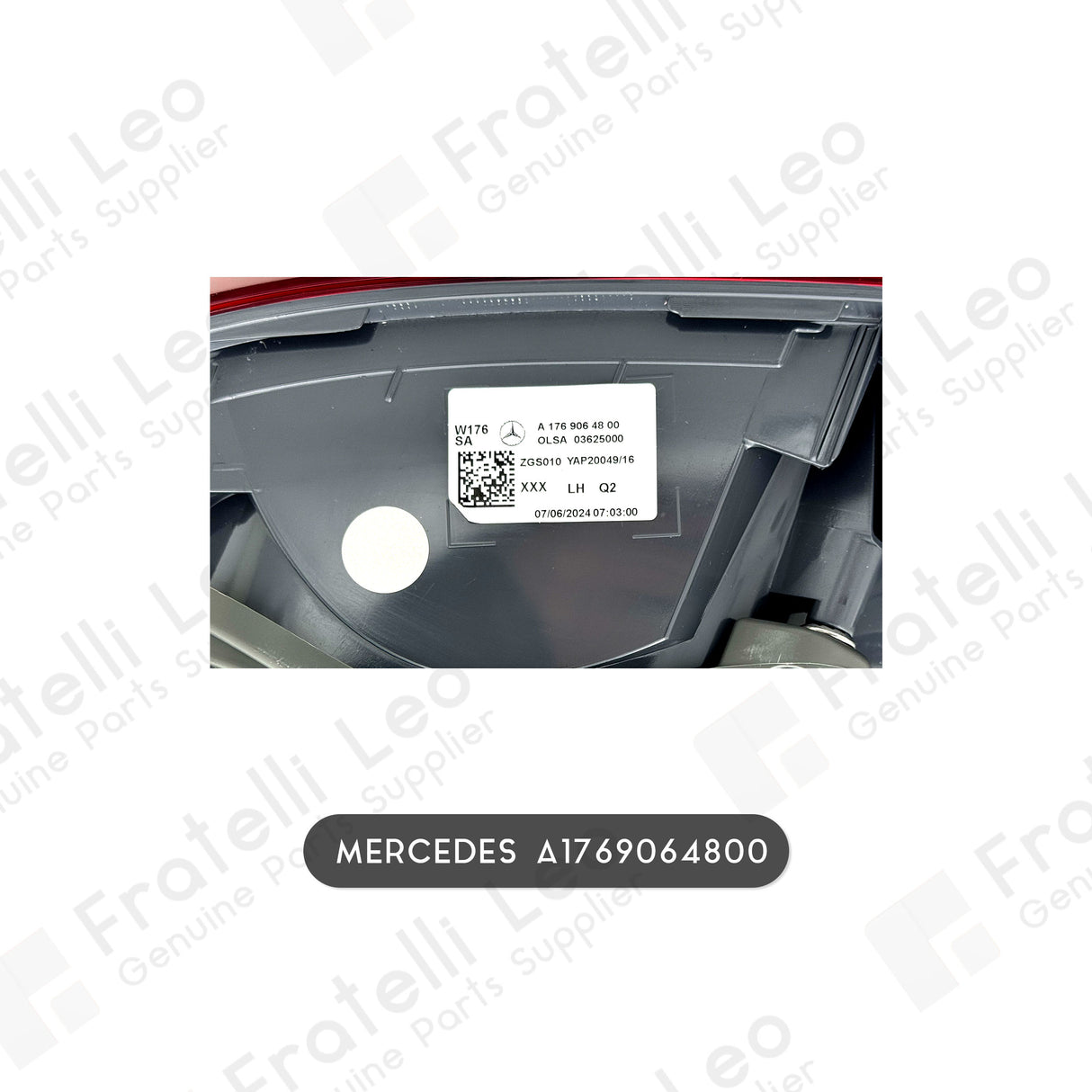 MERCEDES CLASSE A Feu arrière d’origine SX A1769064800